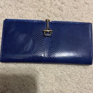 Sleek Blue Women's Wallet